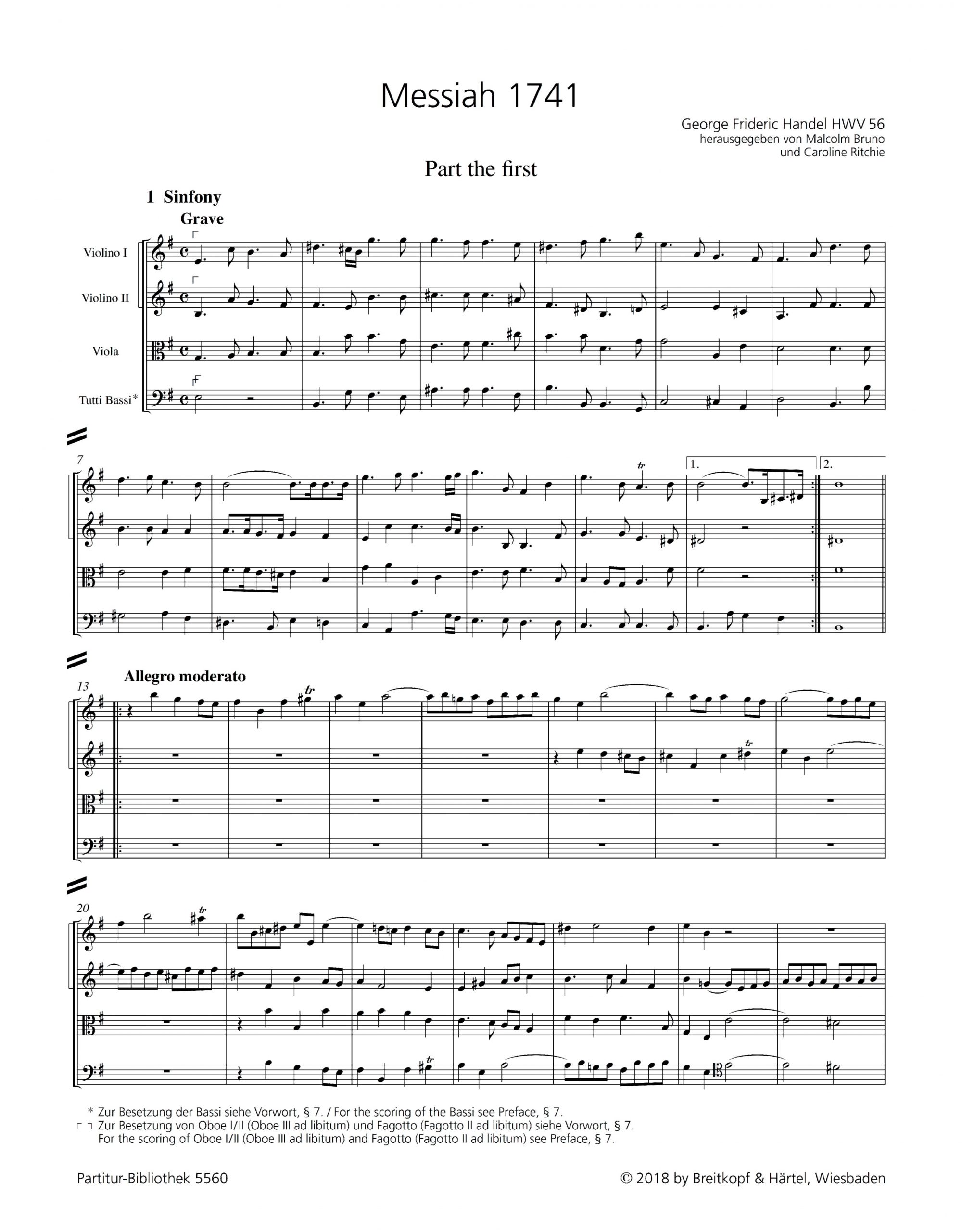 Messiah 1741 | Malcolm Bruno